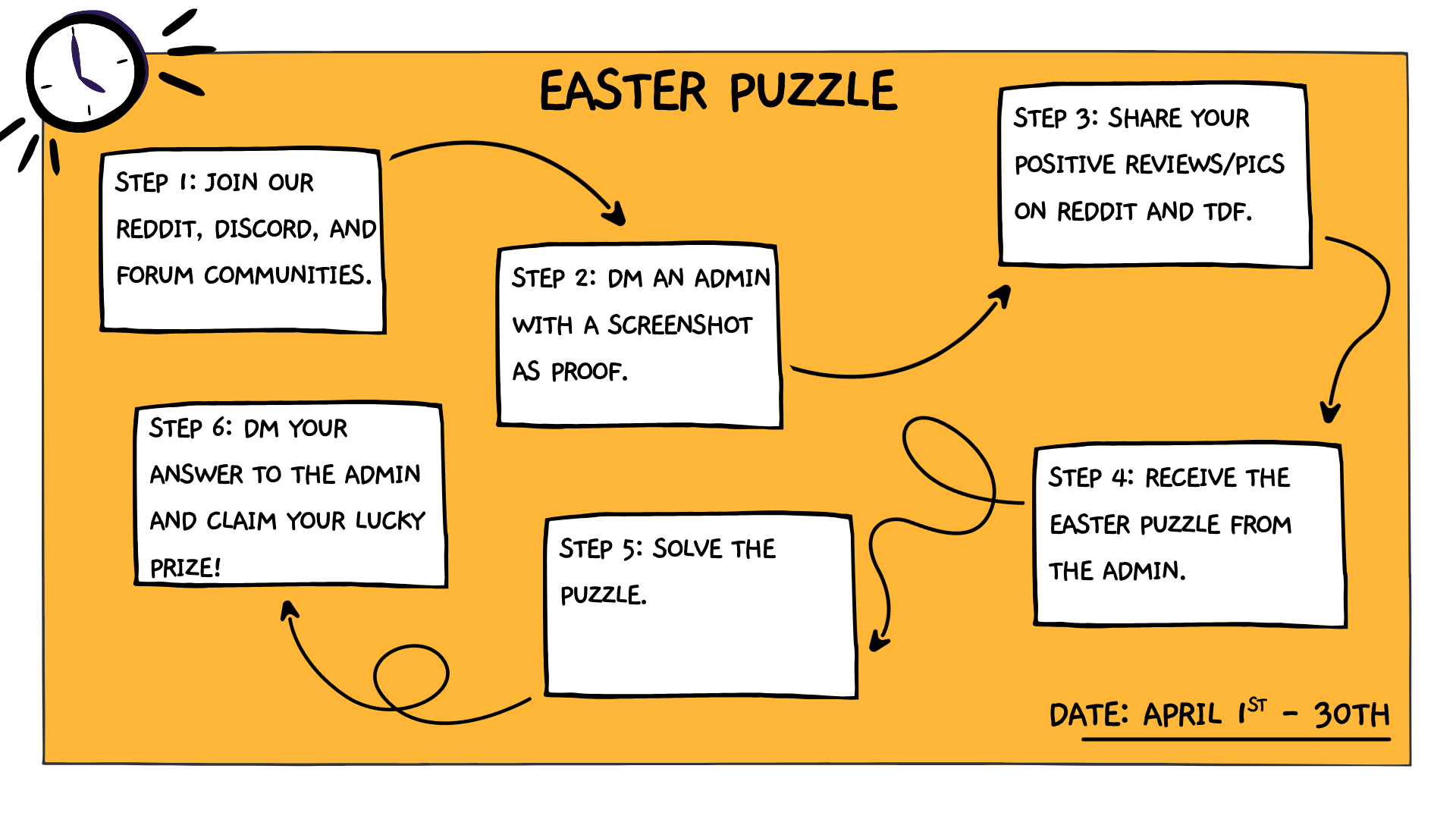 Easter Puzzle 6 steps
