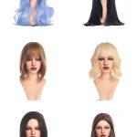 Erovenus Sex Doll Wigs For Female Heads